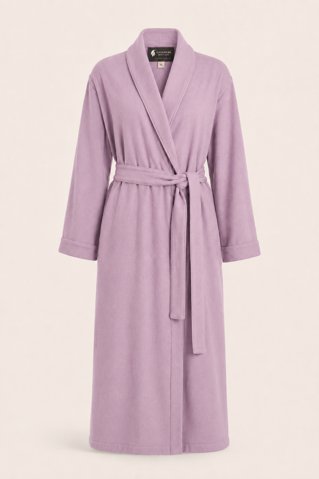 Pure Cashmere Robe for Women - Faded-Lilac