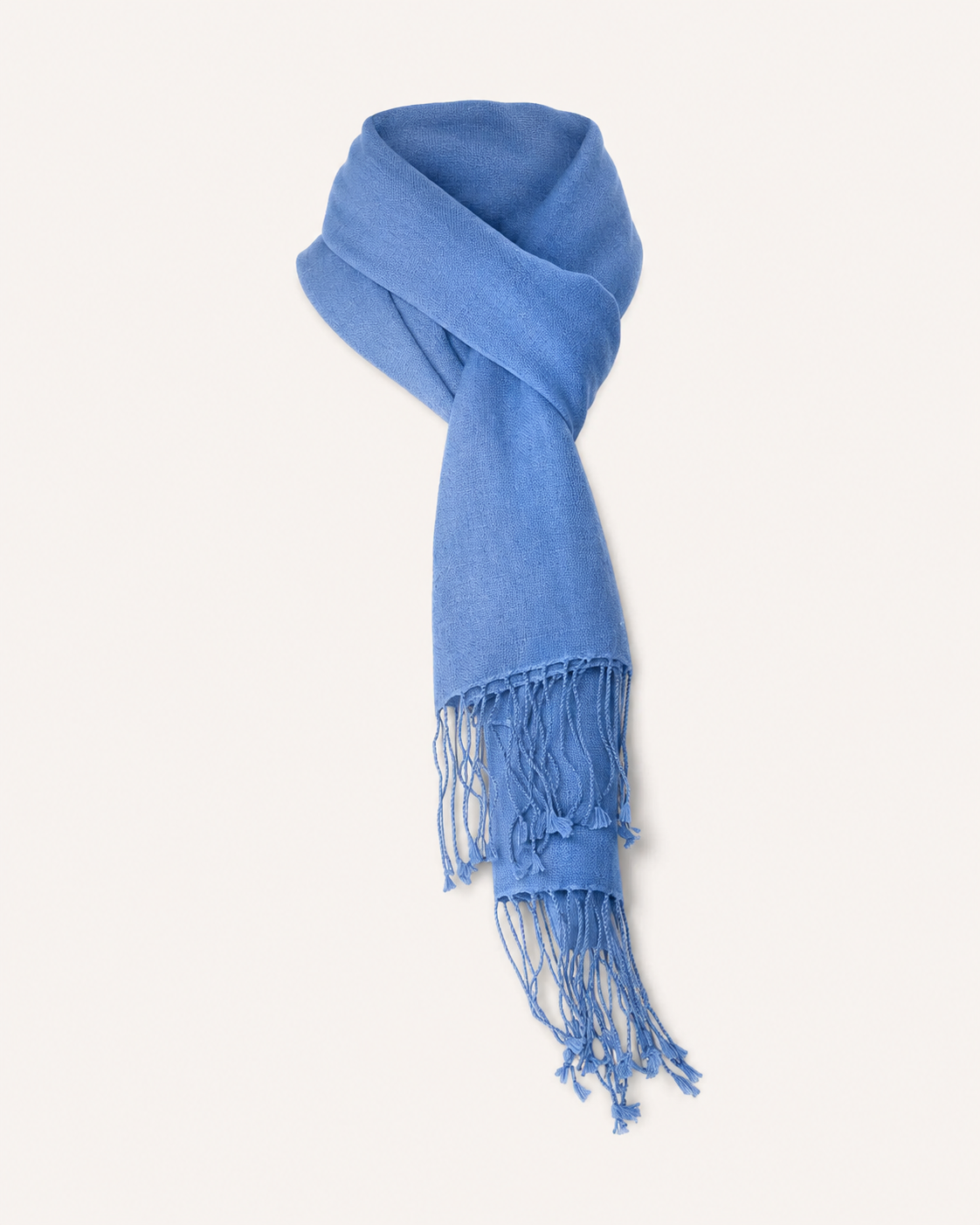 Cashmere and Silk Scarf - Blue Sapphire