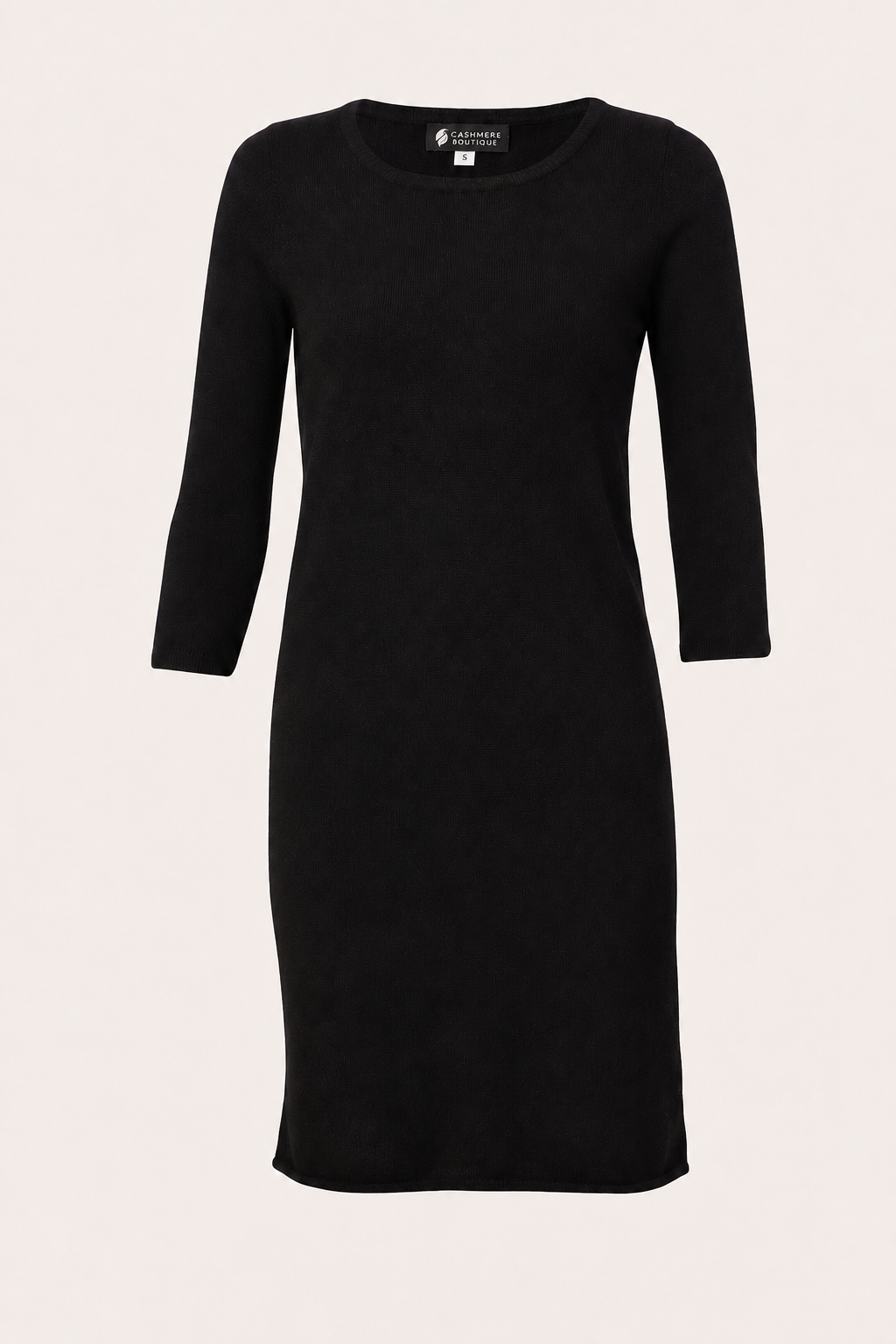 Pure Cashmere Dress - black