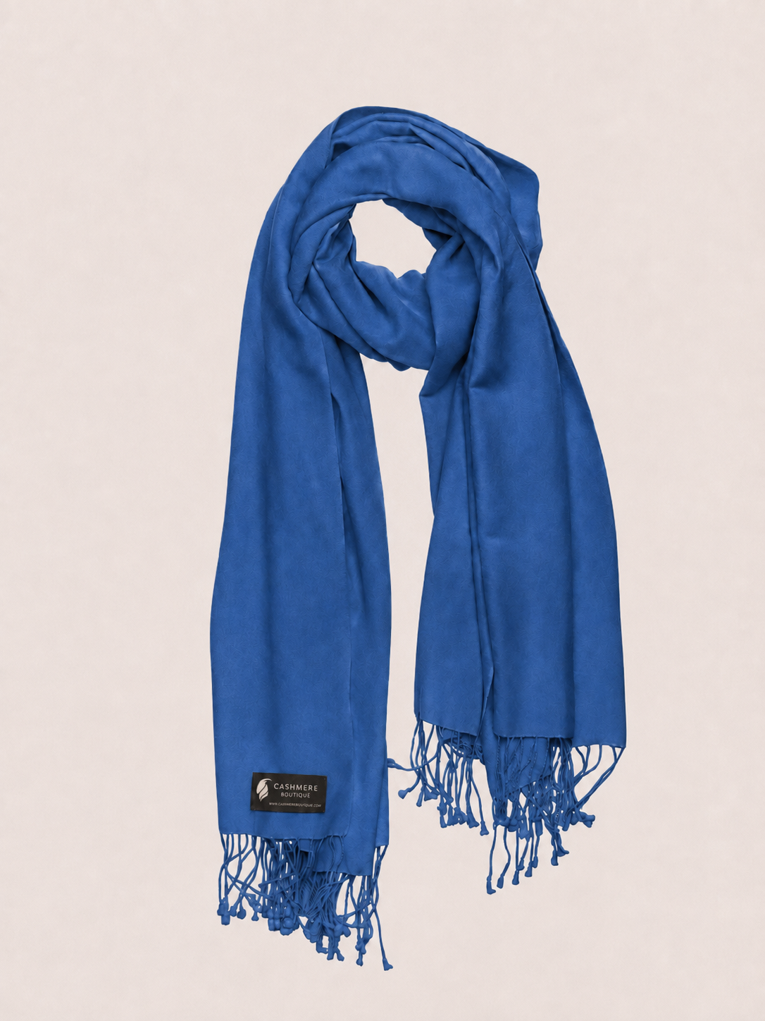 Pashmina and Silk Wrap - Blue Sapphire