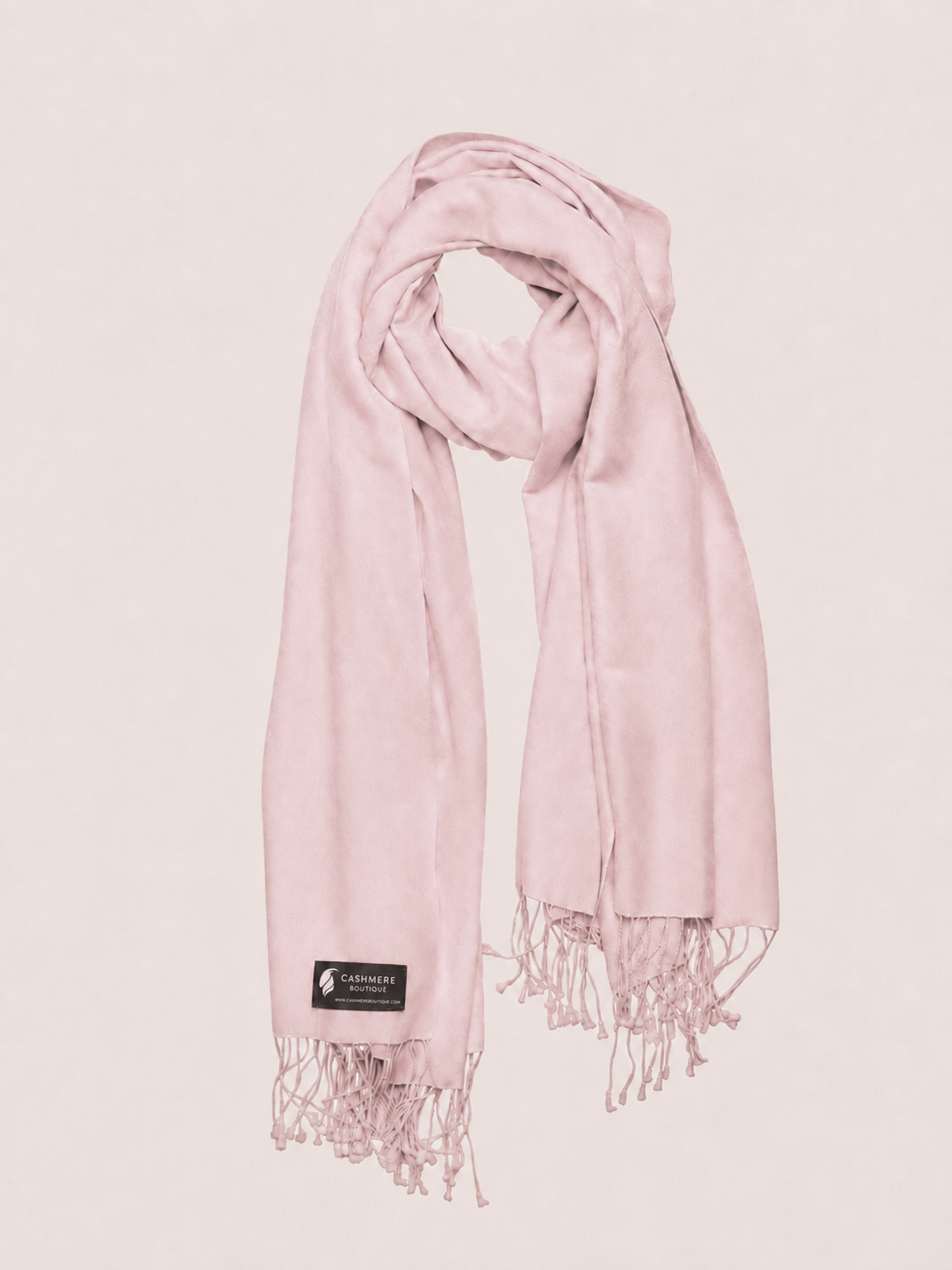 Pashmina and Silk Wrap - Rose Petal Pink