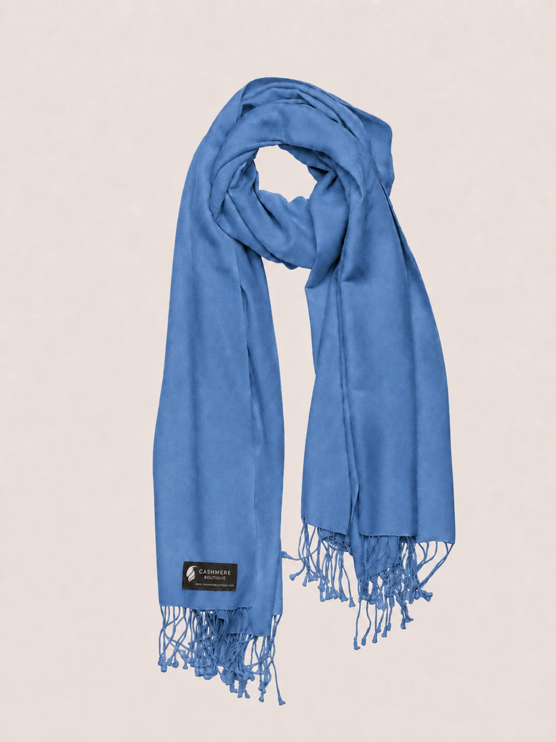 Pashmina and Silk Wrap - Blue Topaz