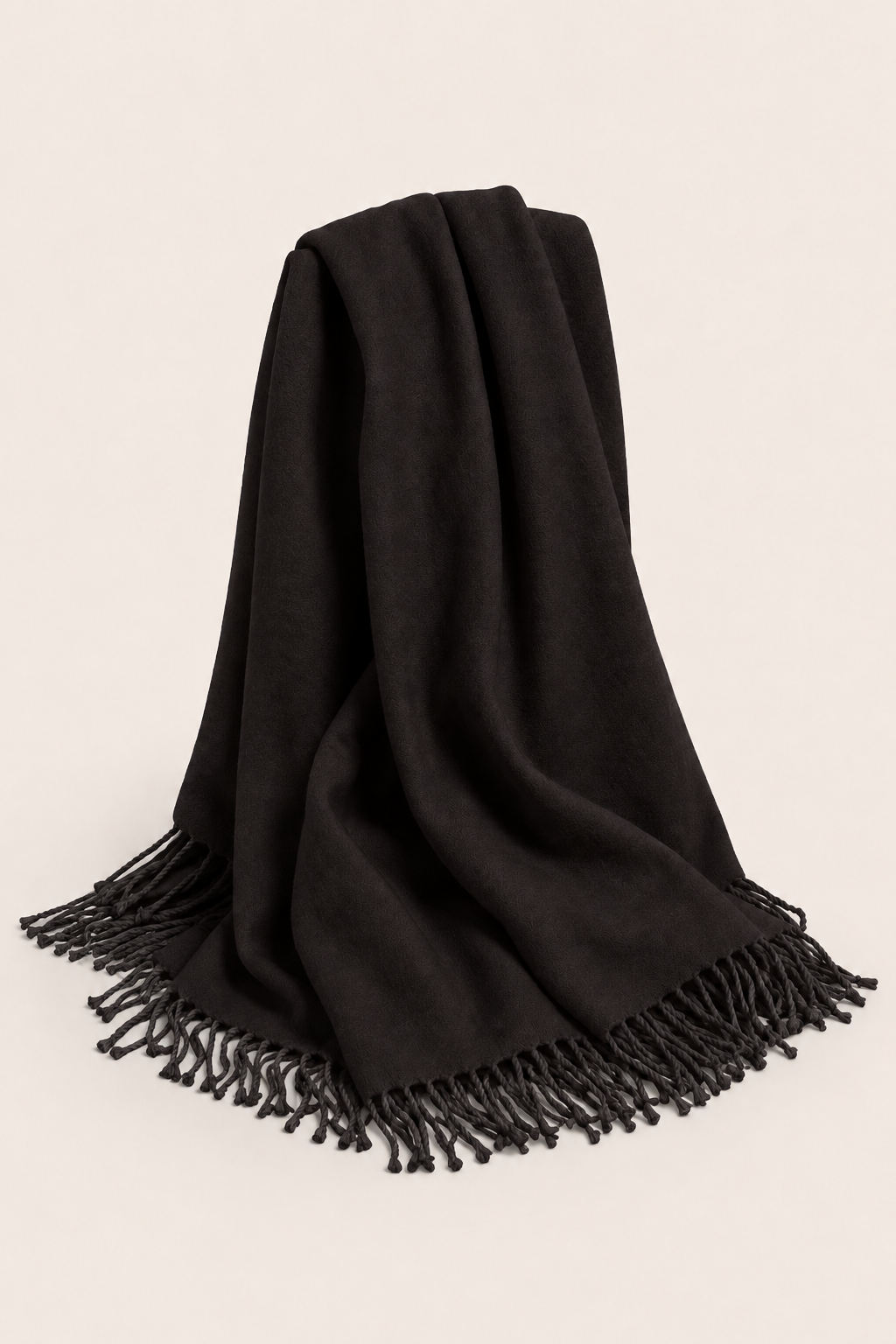 Pure Cashmere Throw (60" x 80") - Black