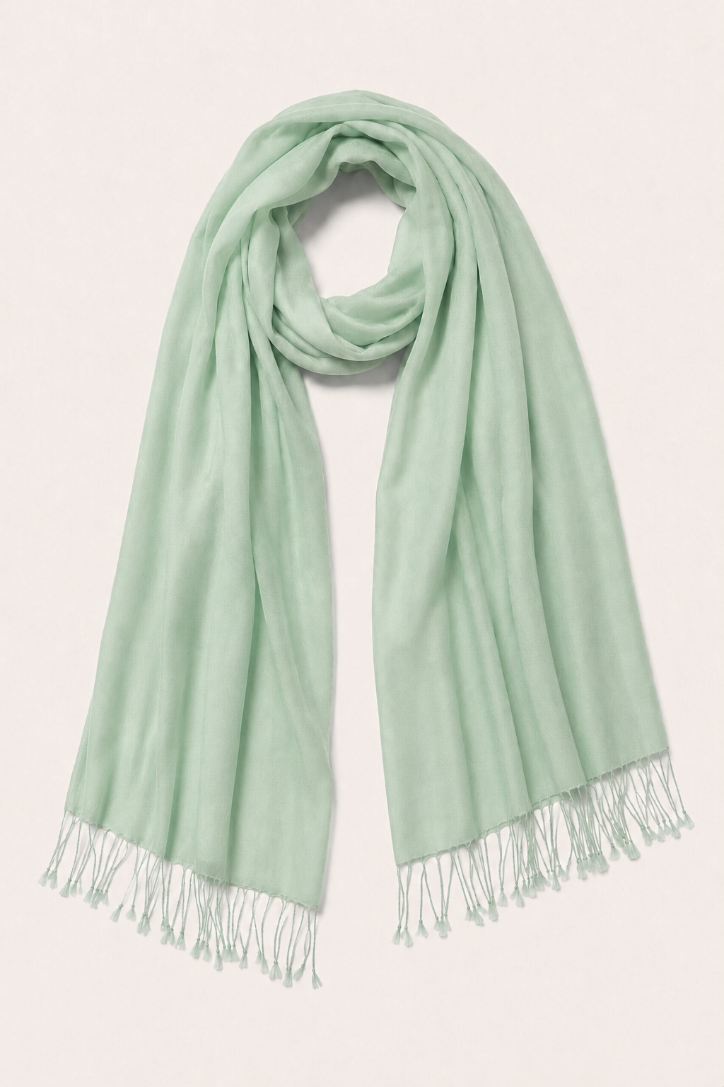 Pure Cashmere Shawl - Natural White