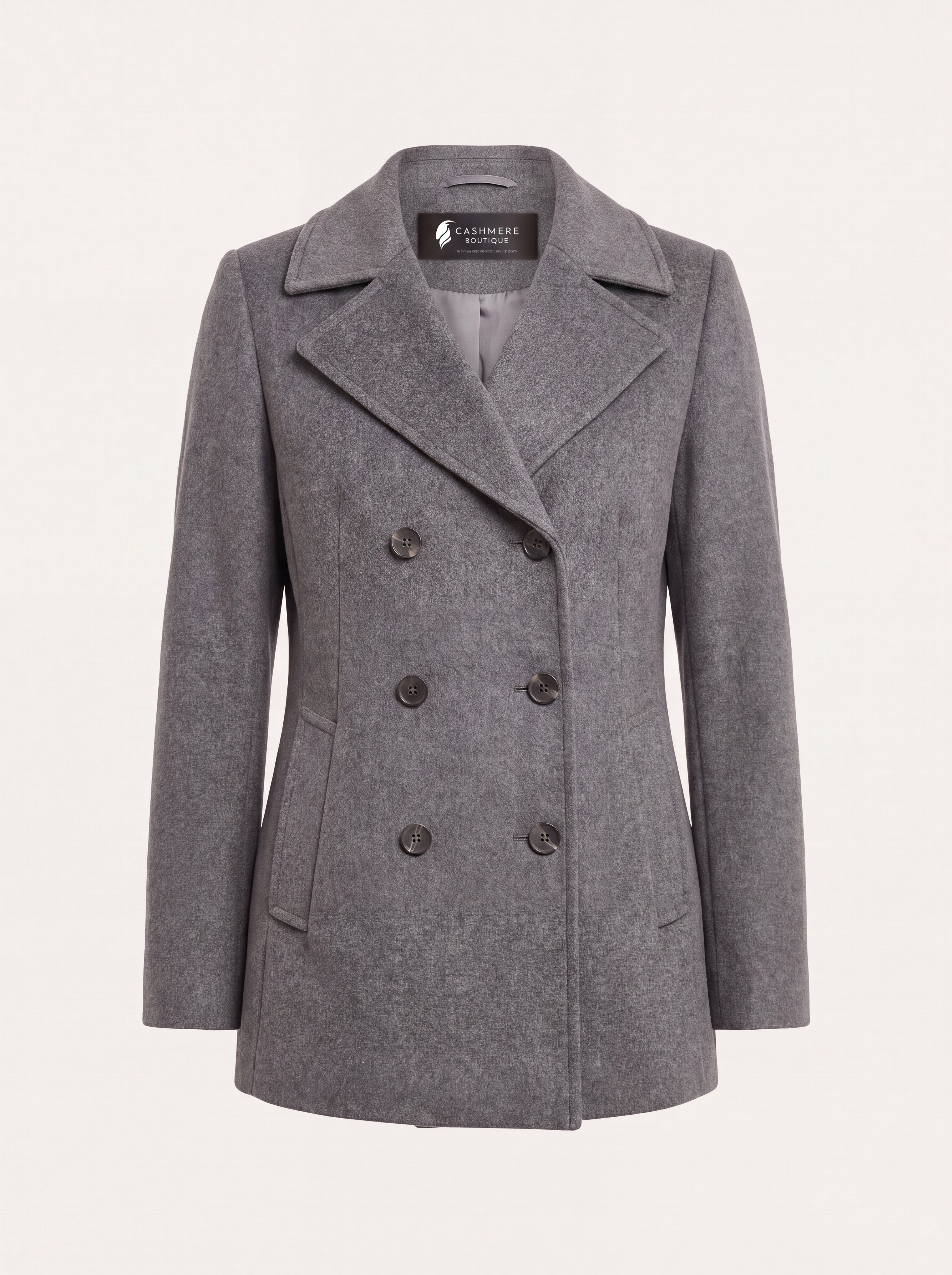 Women's Pure Cashmere Pea Coat