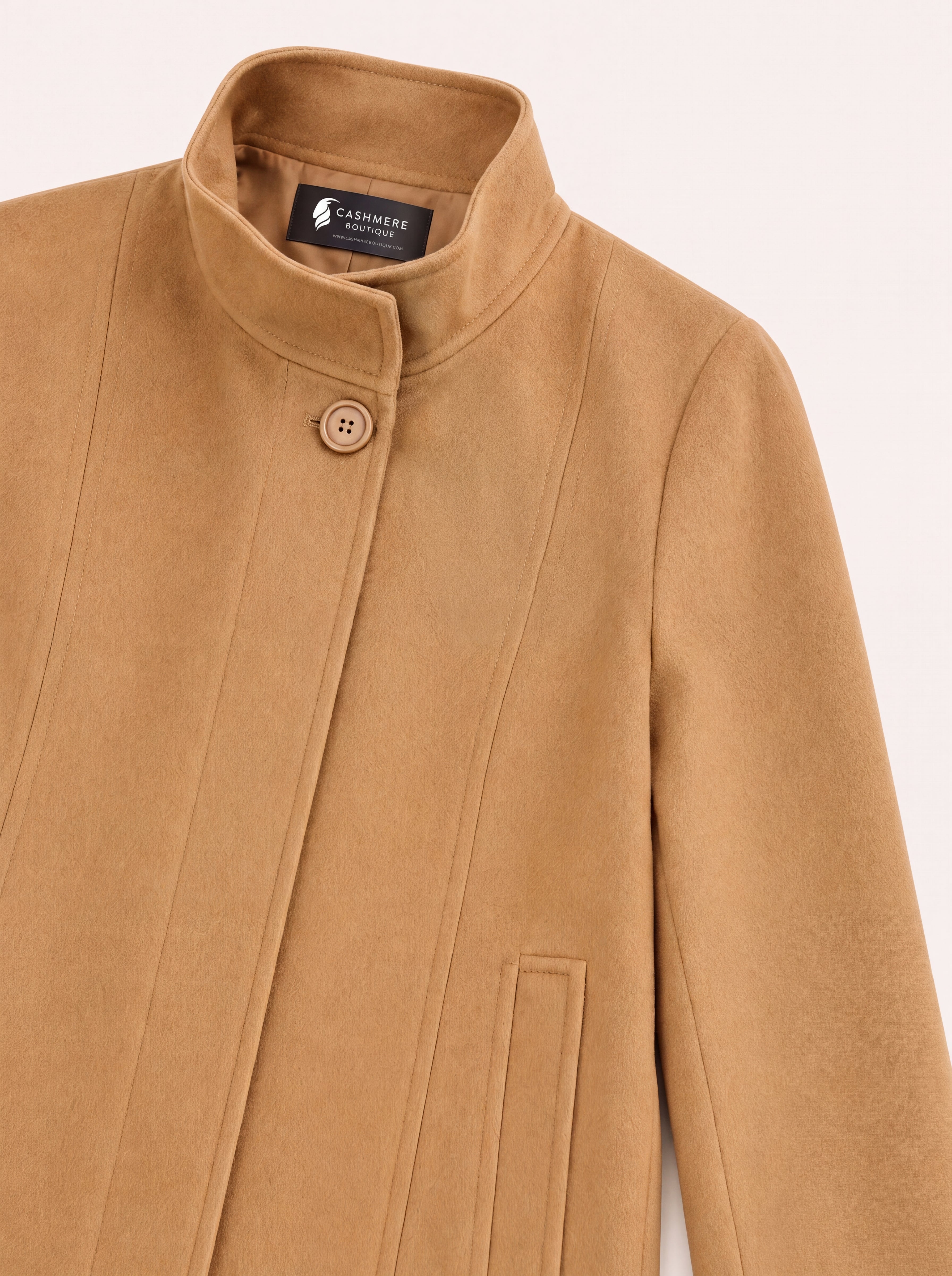 Cashmere Blend Full Length Overcoat for Women