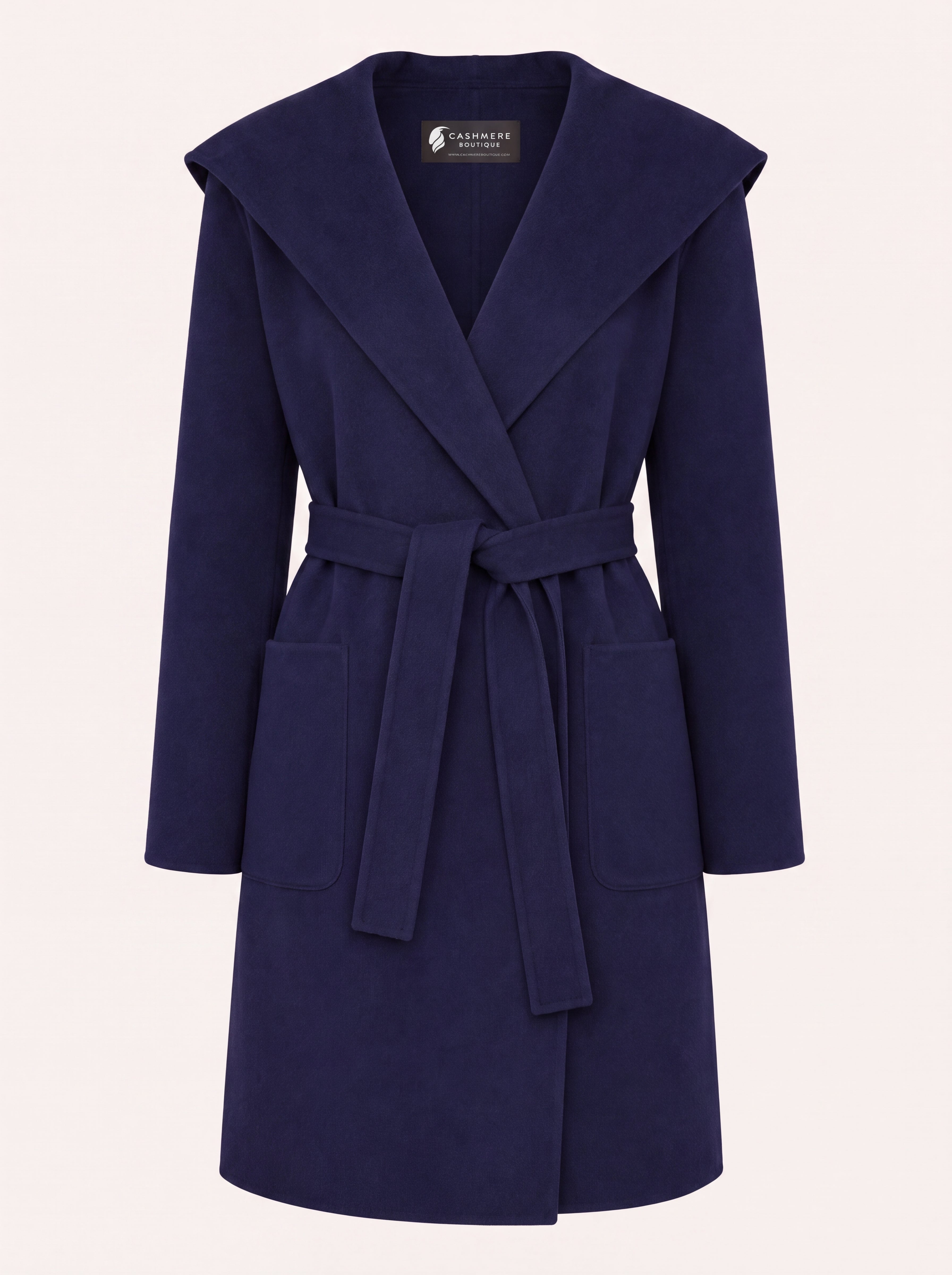 Pure Cashmere Hooded Coat for Women - new_03_gallery