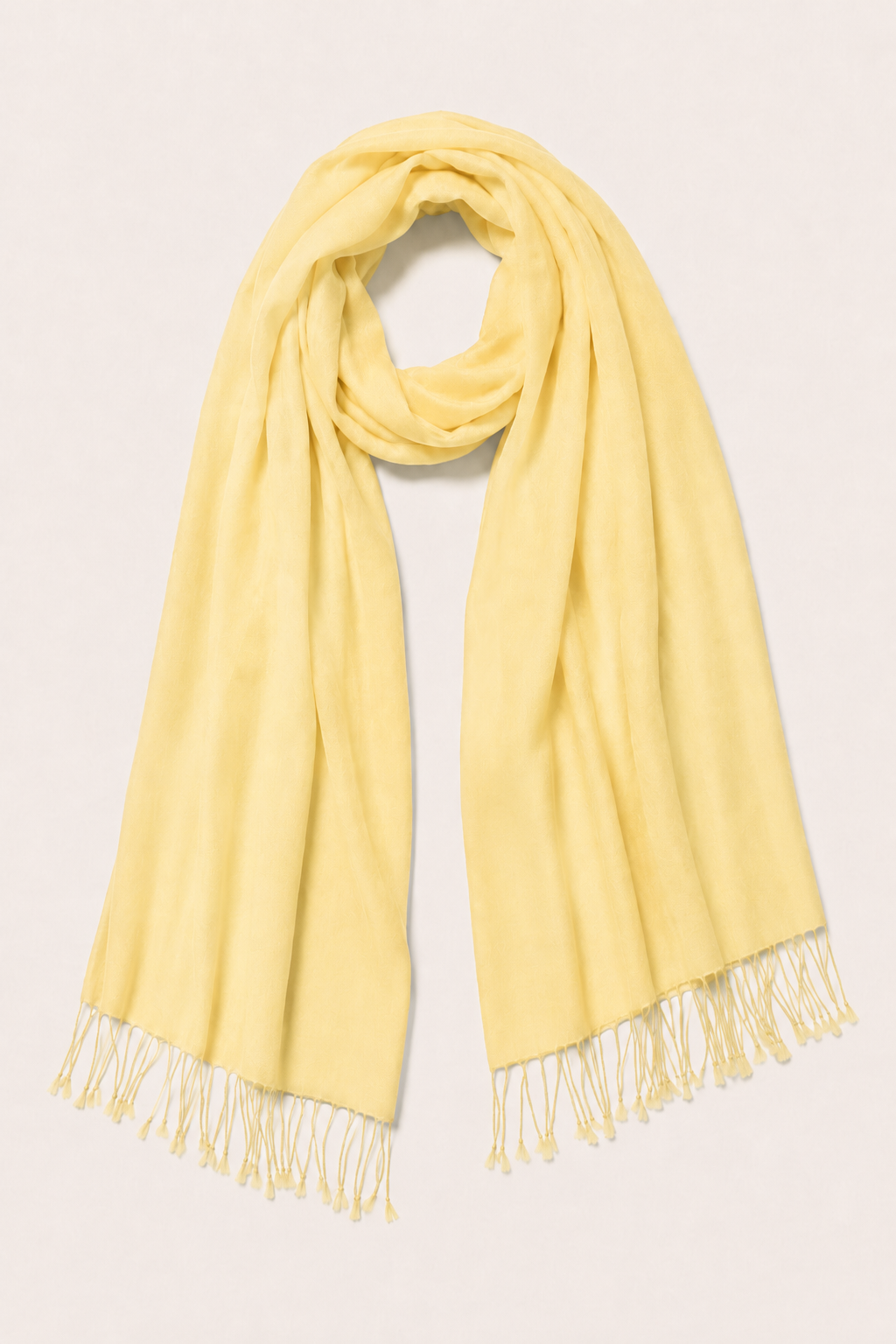 Pure Cashmere Shawl - Vanilla