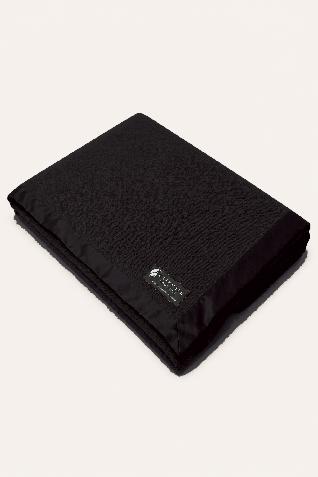 Pure Cashmere King Blanket in 4 Ply - Black