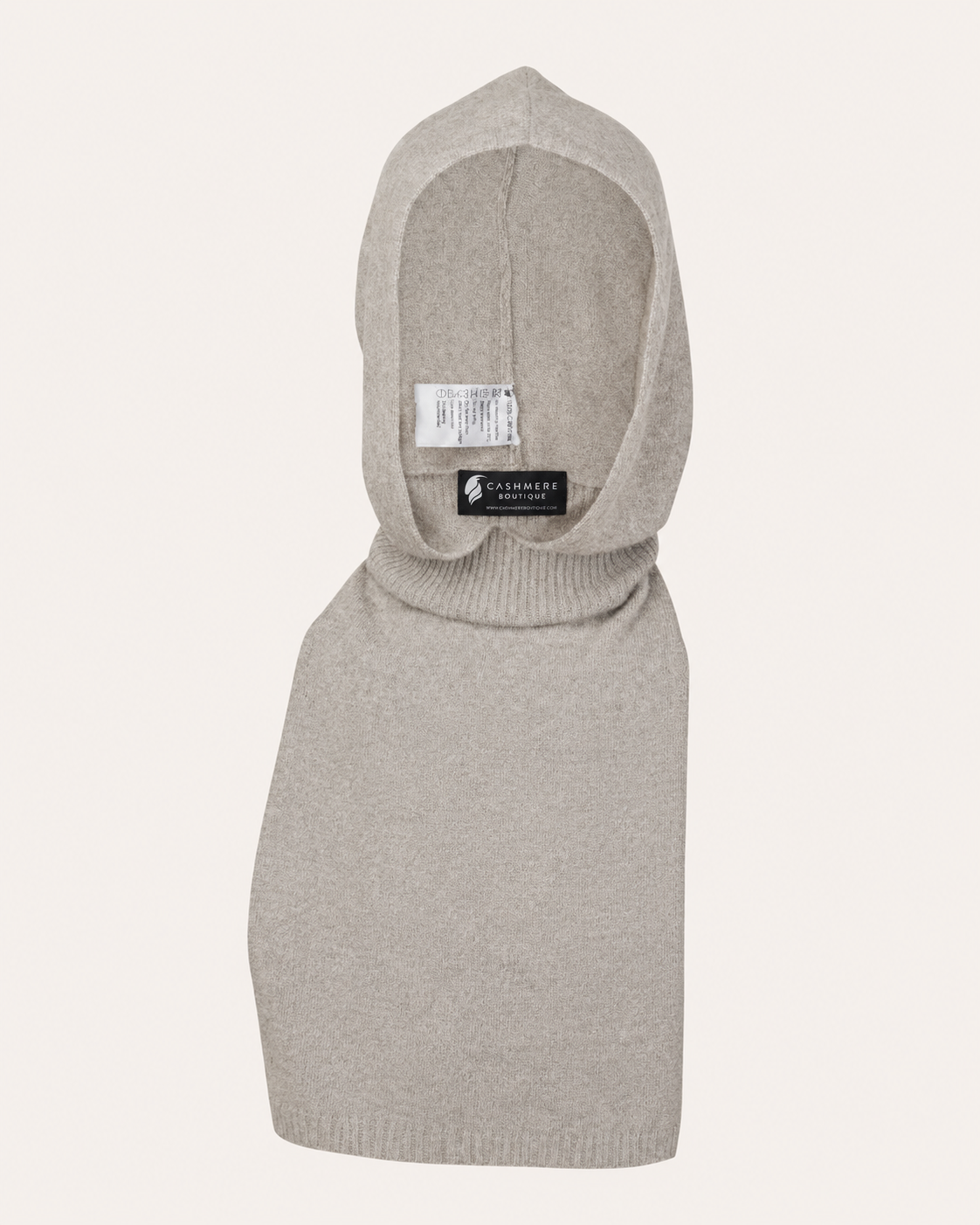 Pure Cashmere Snood - Faded Pewter