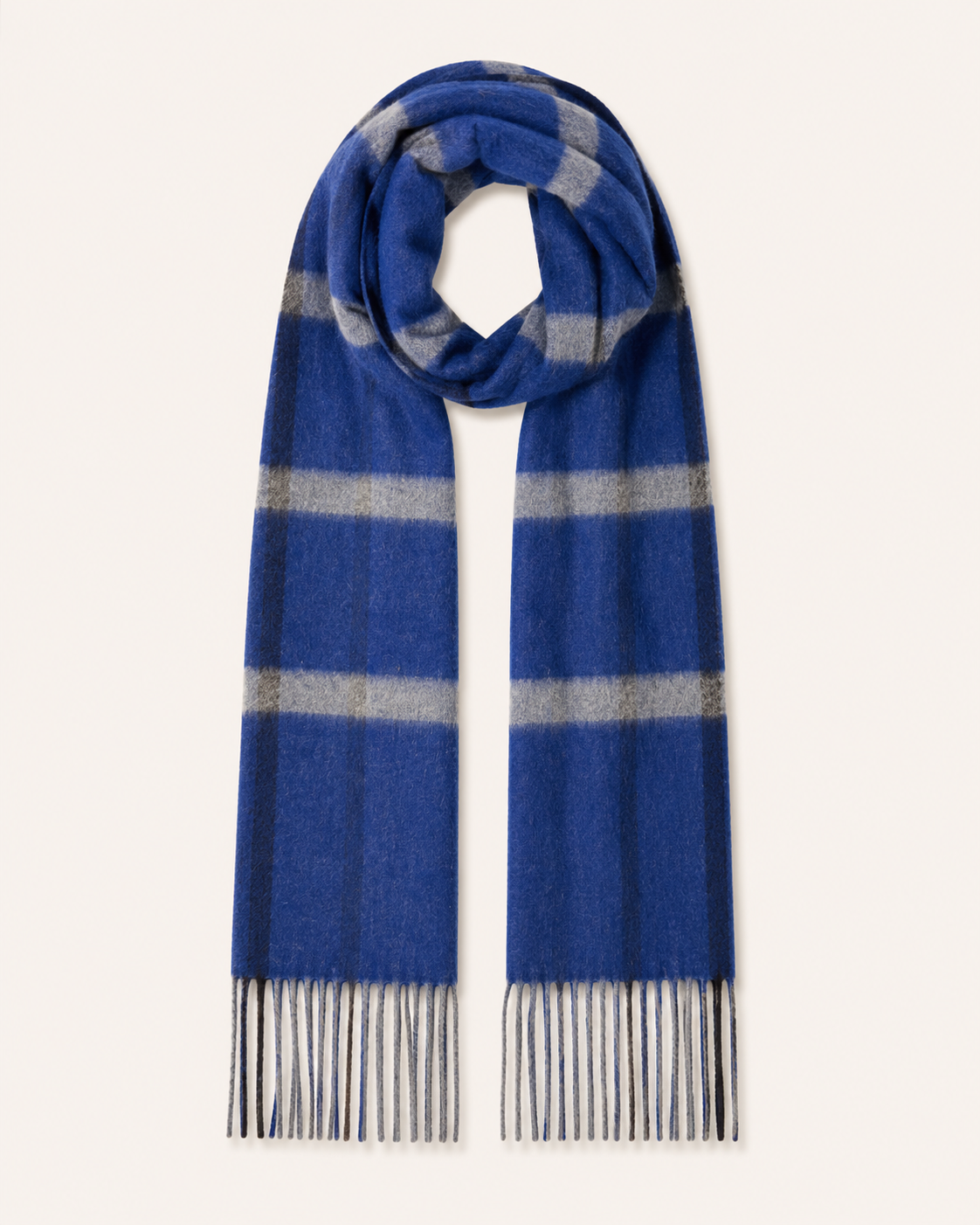 Pure Cashmere Unisex Checks Scarf - new_06_gallery