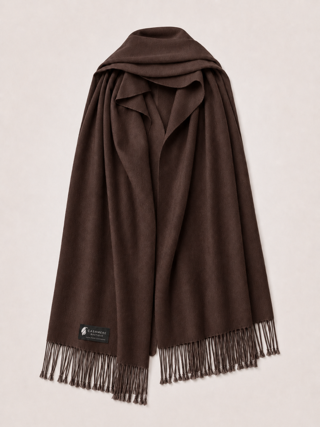 Pure Pashmina Wrap - Espresso