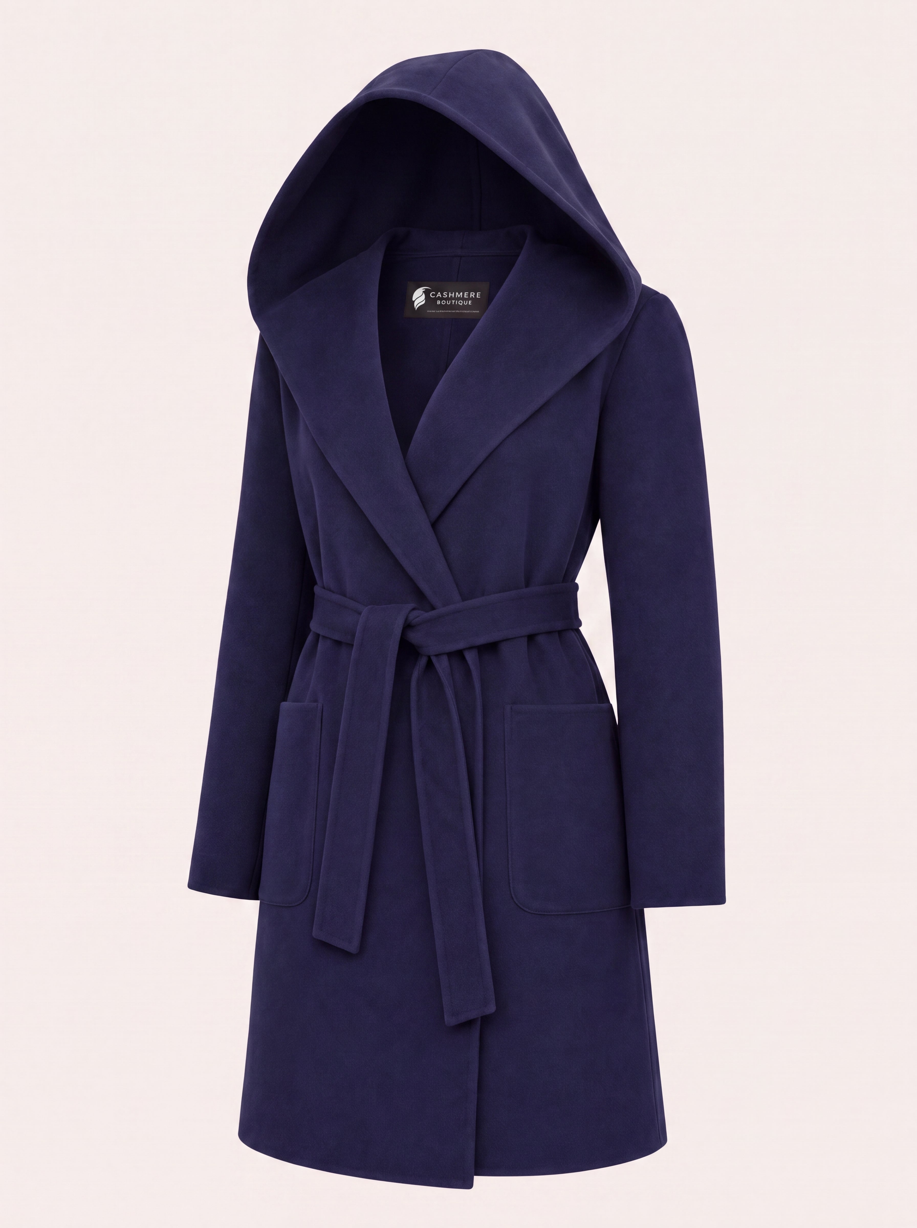 Pure Cashmere Hooded Coat for Women - new_12_gallery