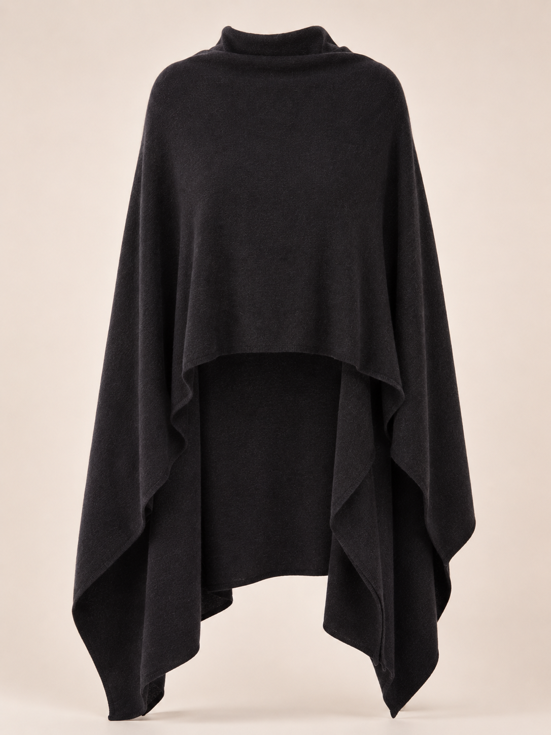 Pure Cashmere Ruana Shawl - Mocha