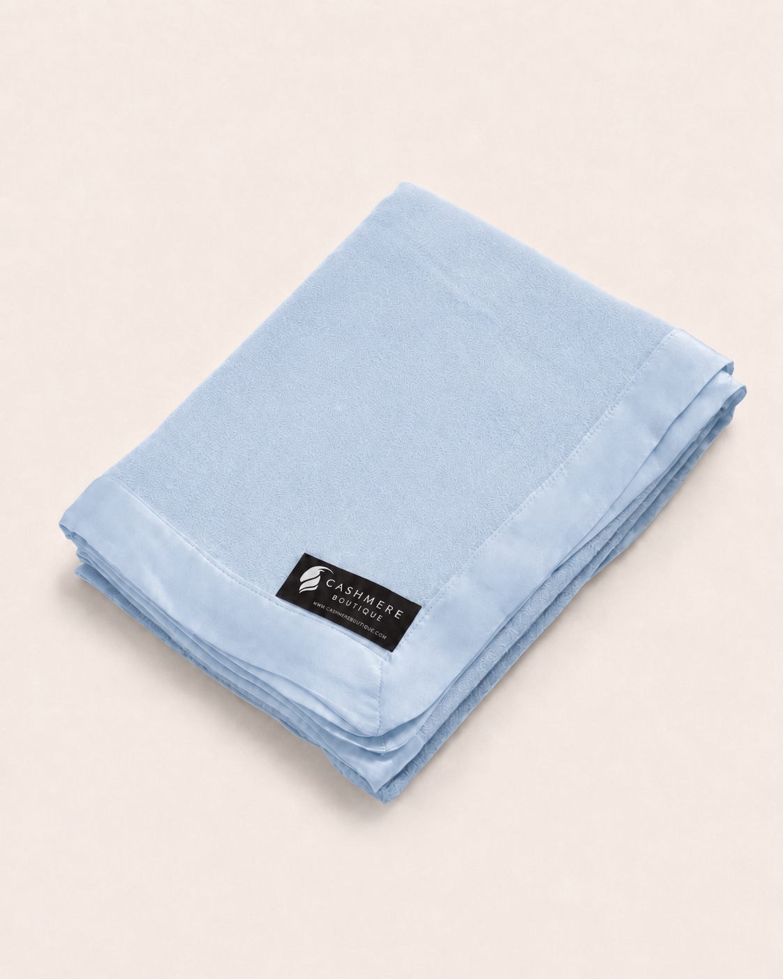 Pure Cashmere Baby Blanket in Baby Blue
