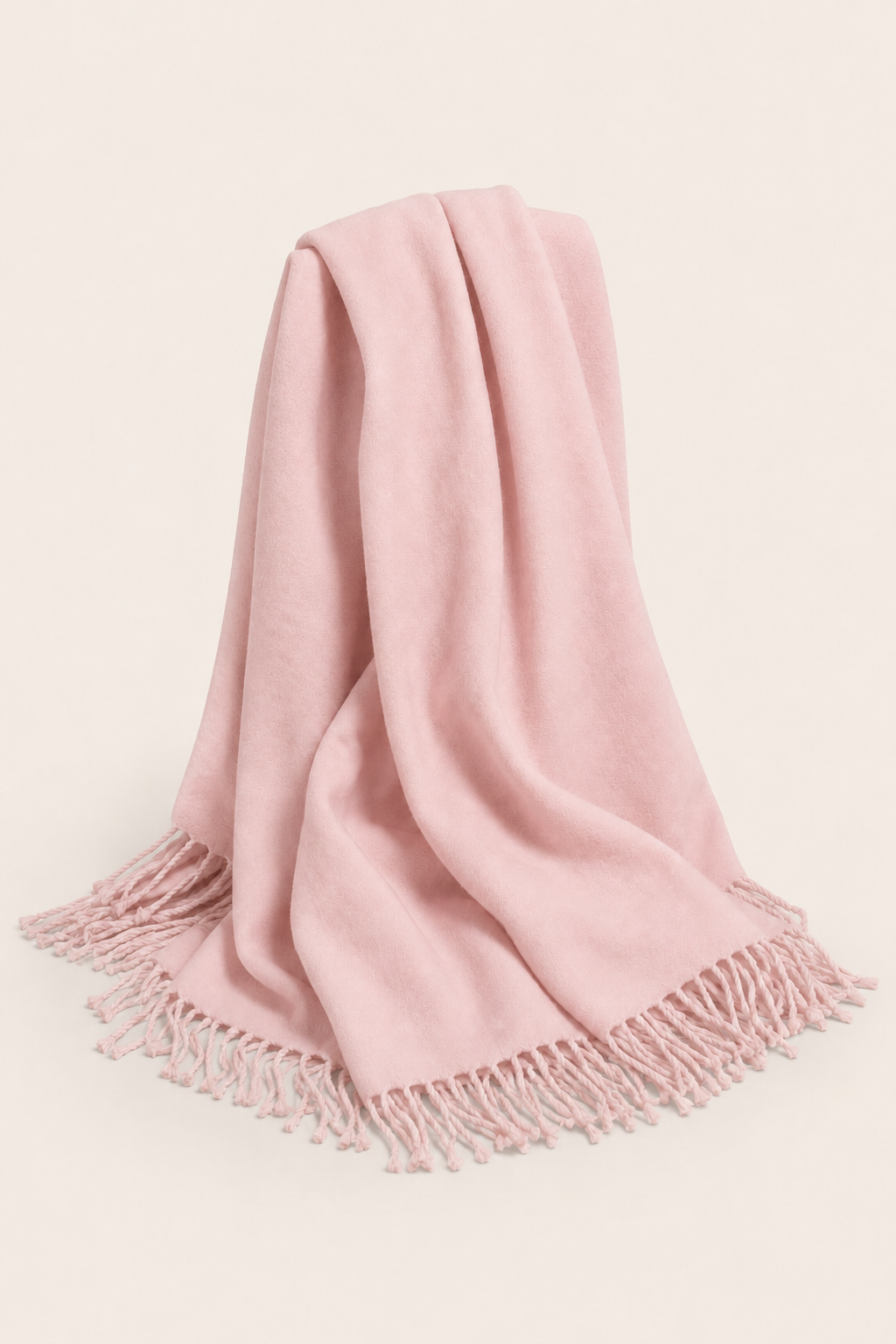 Pure Cashmere Throw (60" x 80") - Rose Petal Pink
