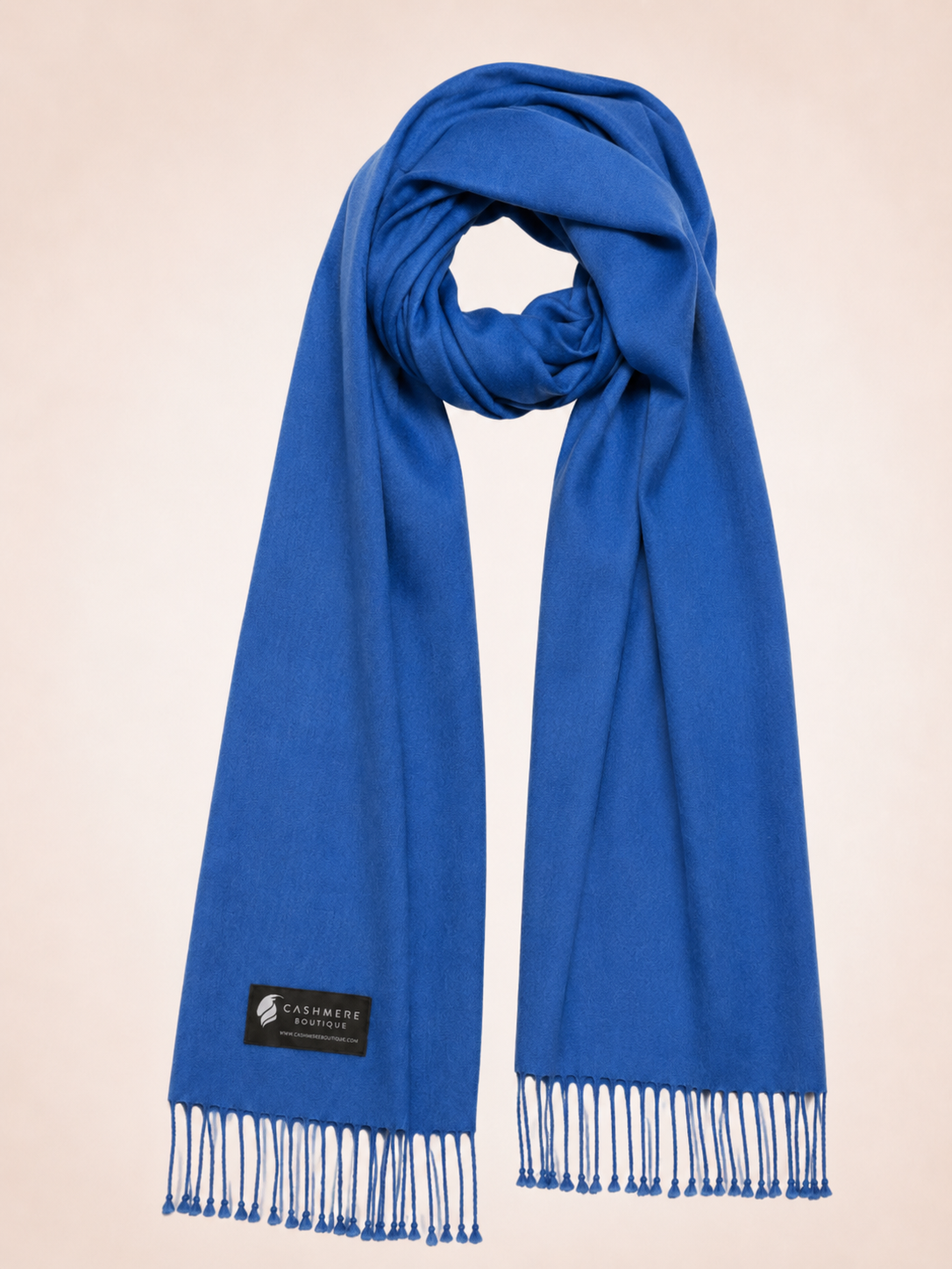 Pashmina and Silk Shawl - Periwinkle