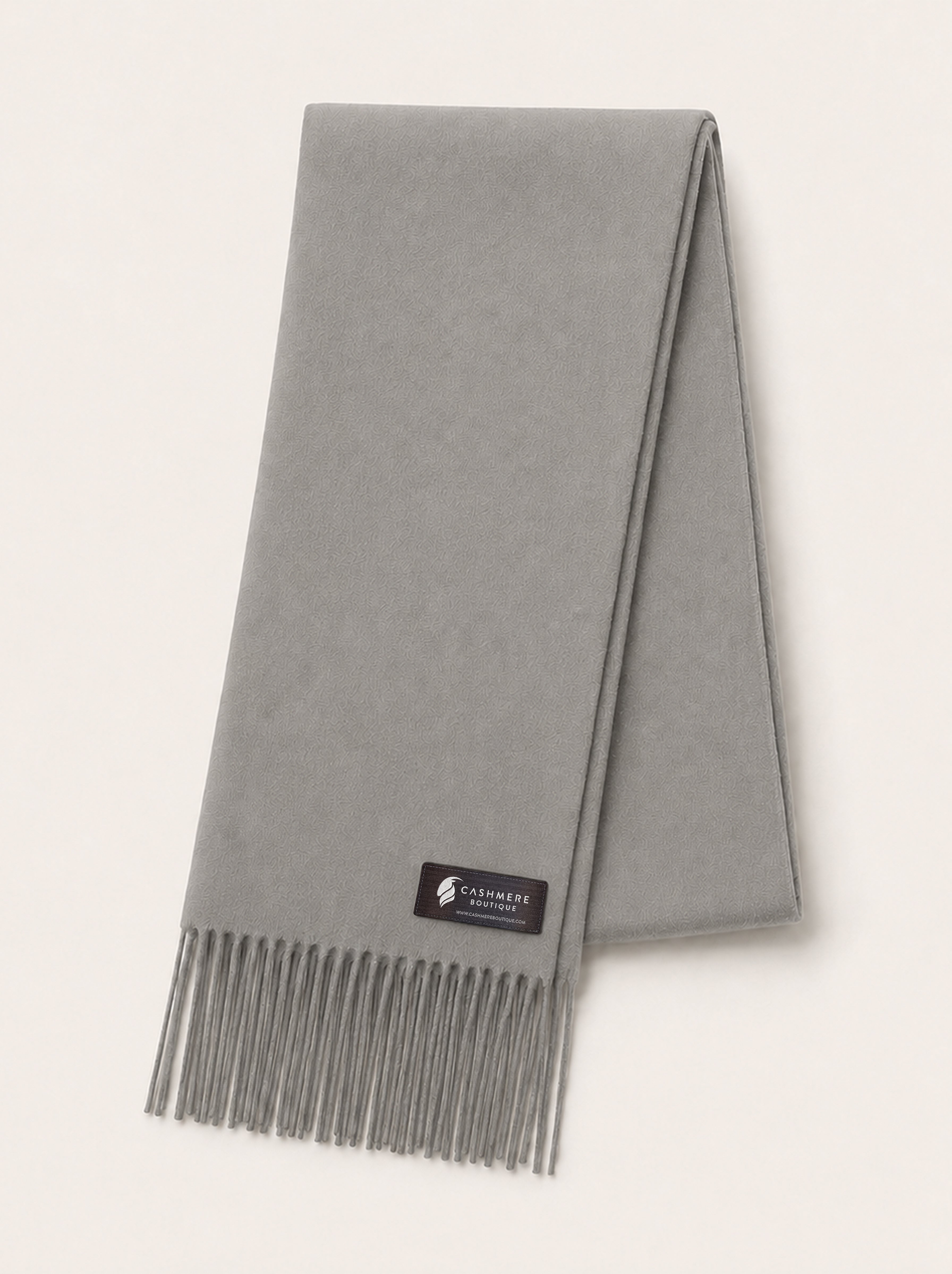 Pure Cashmere Unisex Scarf - Faded Pewter