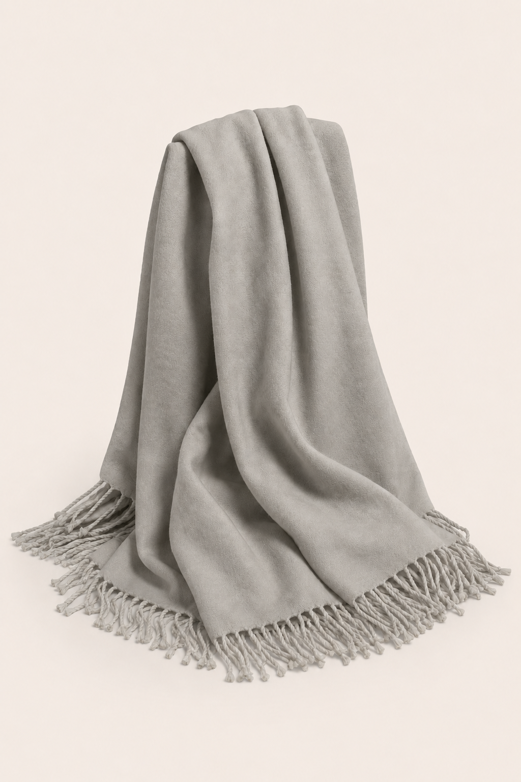 Pure Cashmere Throw (60" x 80") - Faded Pewter