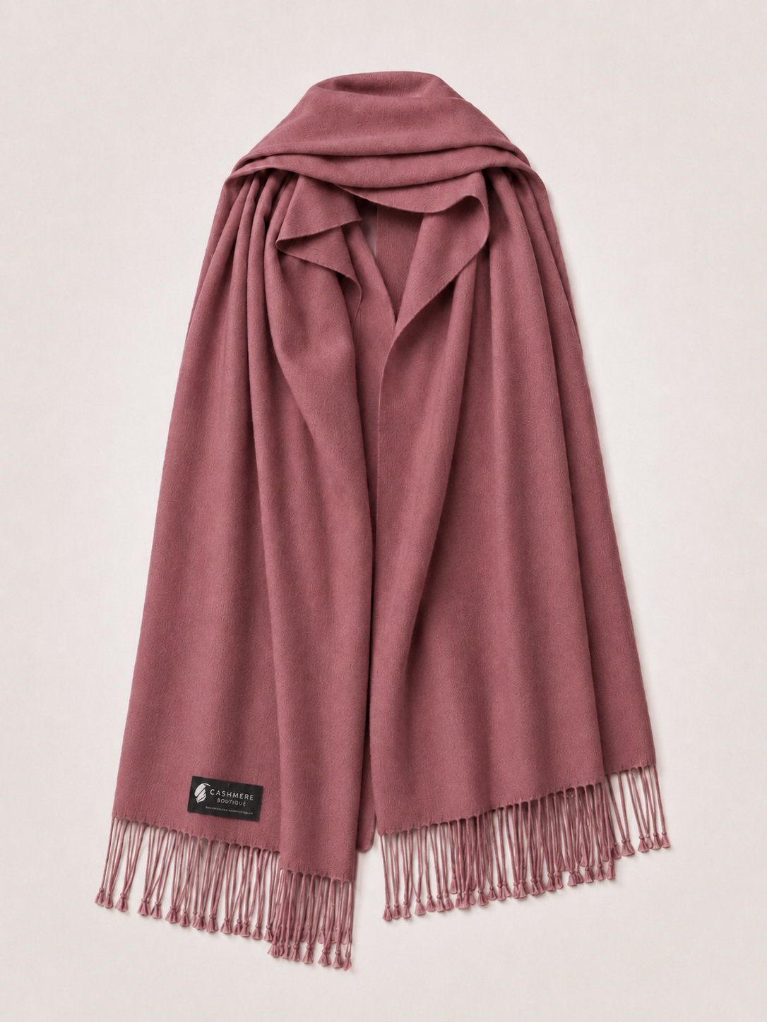 Pure Pashmina Wrap - Burgundy
