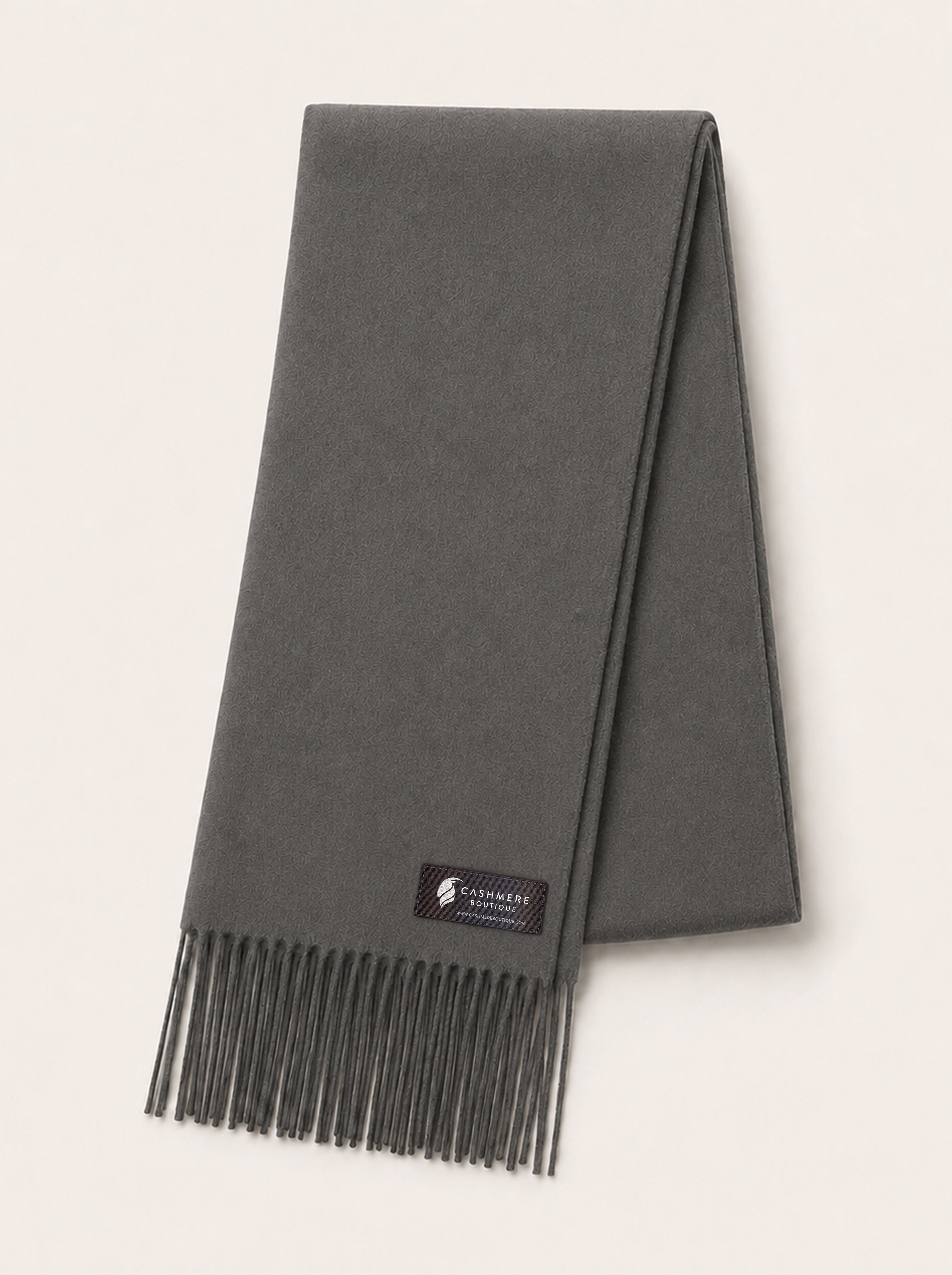 Pure Cashmere Unisex Scarf - Charcoal