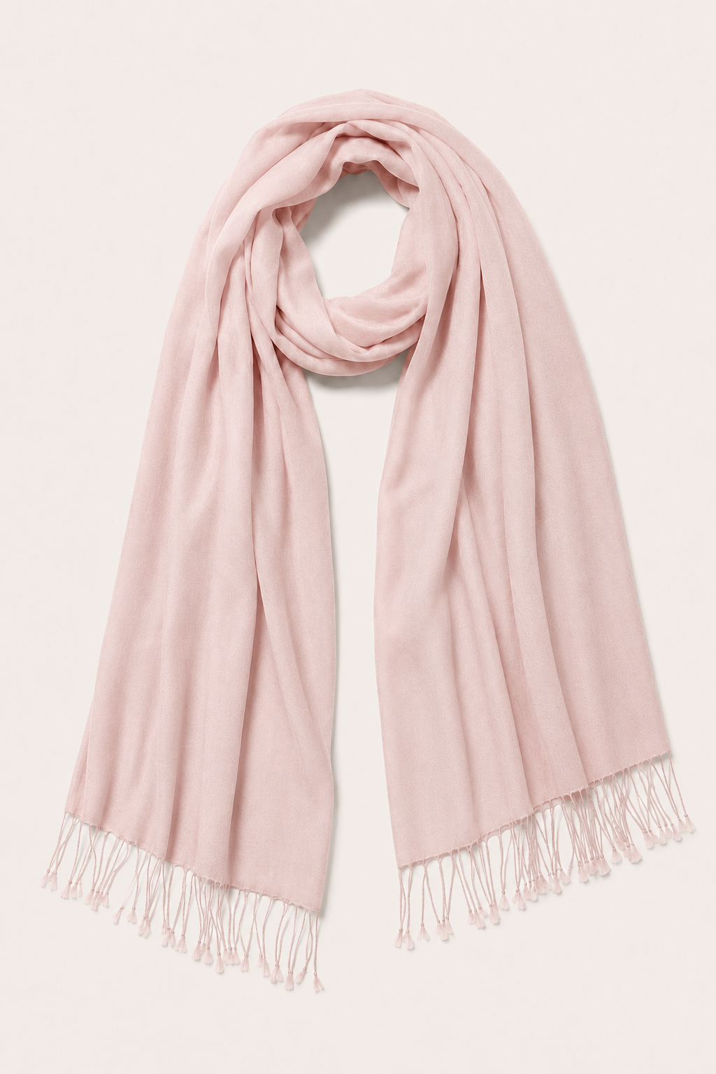 Pure Cashmere Shawl - Champagne