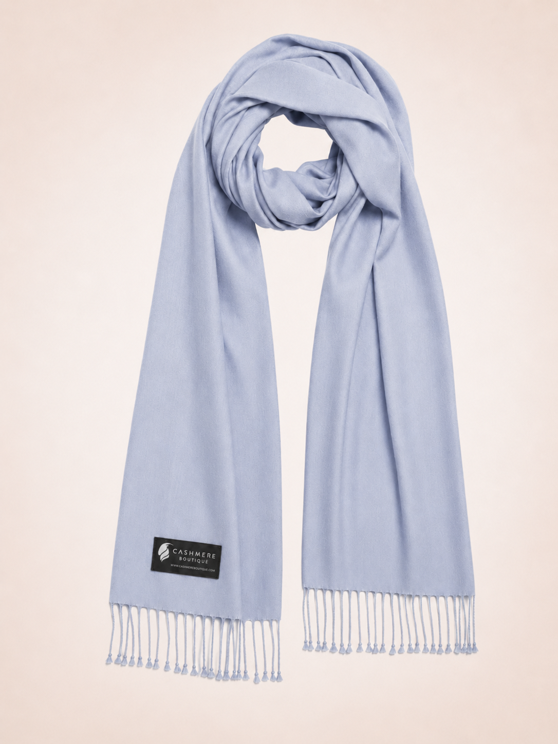 Pashmina and Silk Shawl - Blue Topaz