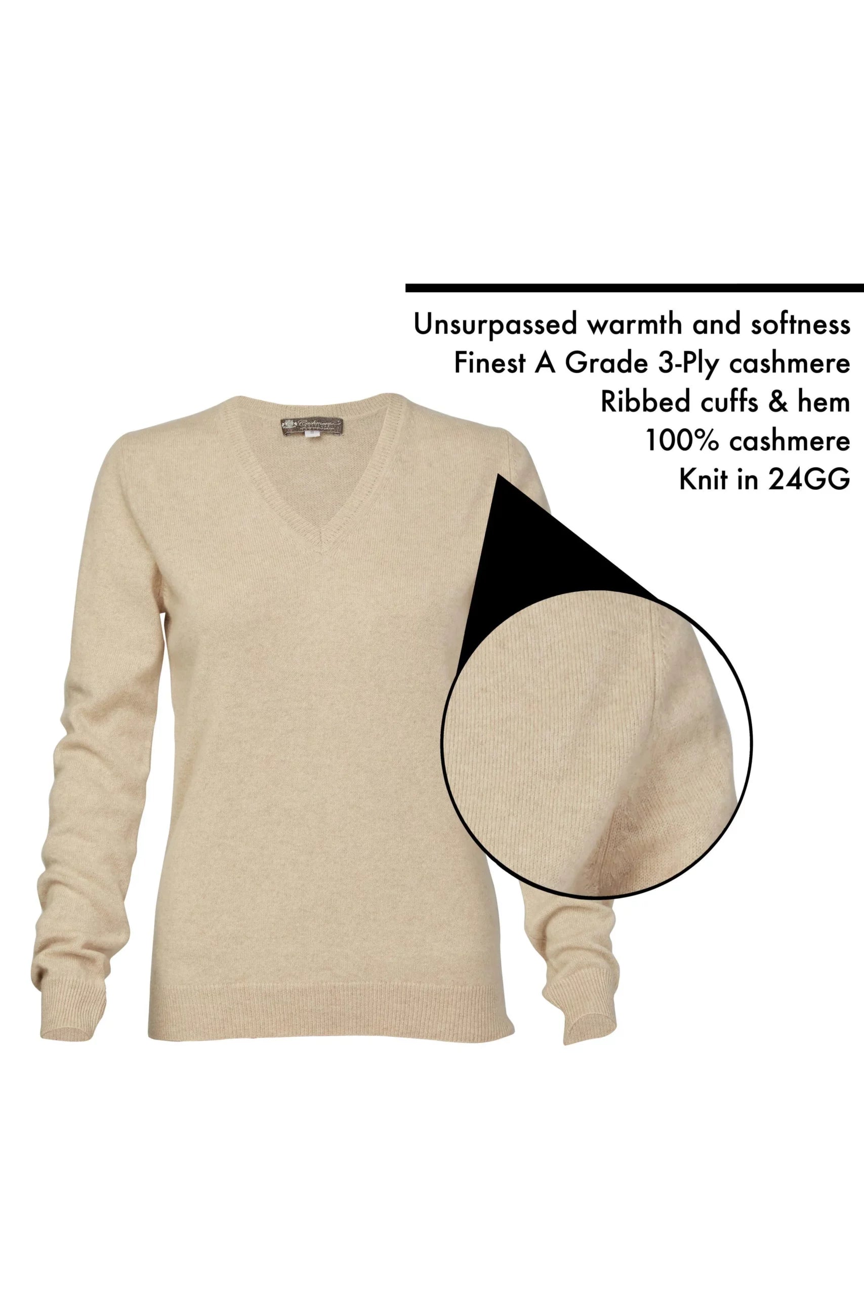 Women's Cashmere V-Neck Sweater - Infographic 1 (1CKv1Q_vmcmqf0Tor17cQwcYGdem7oJy5)