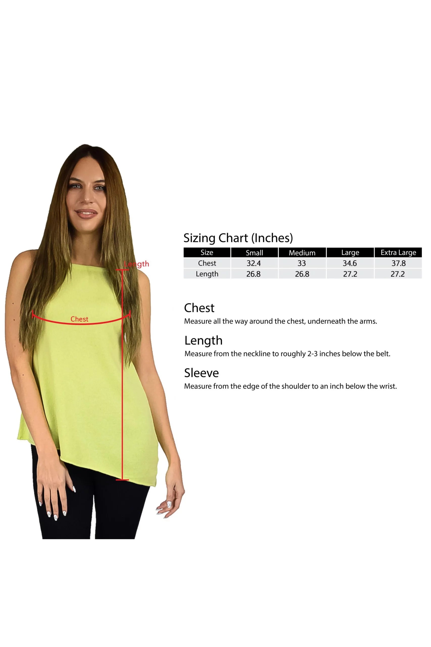 Women's Pure Cashmere Layering Sweater - Infographic 2 (1MZrKejcufabL4Varz6vPDBEWC8HXic4X)