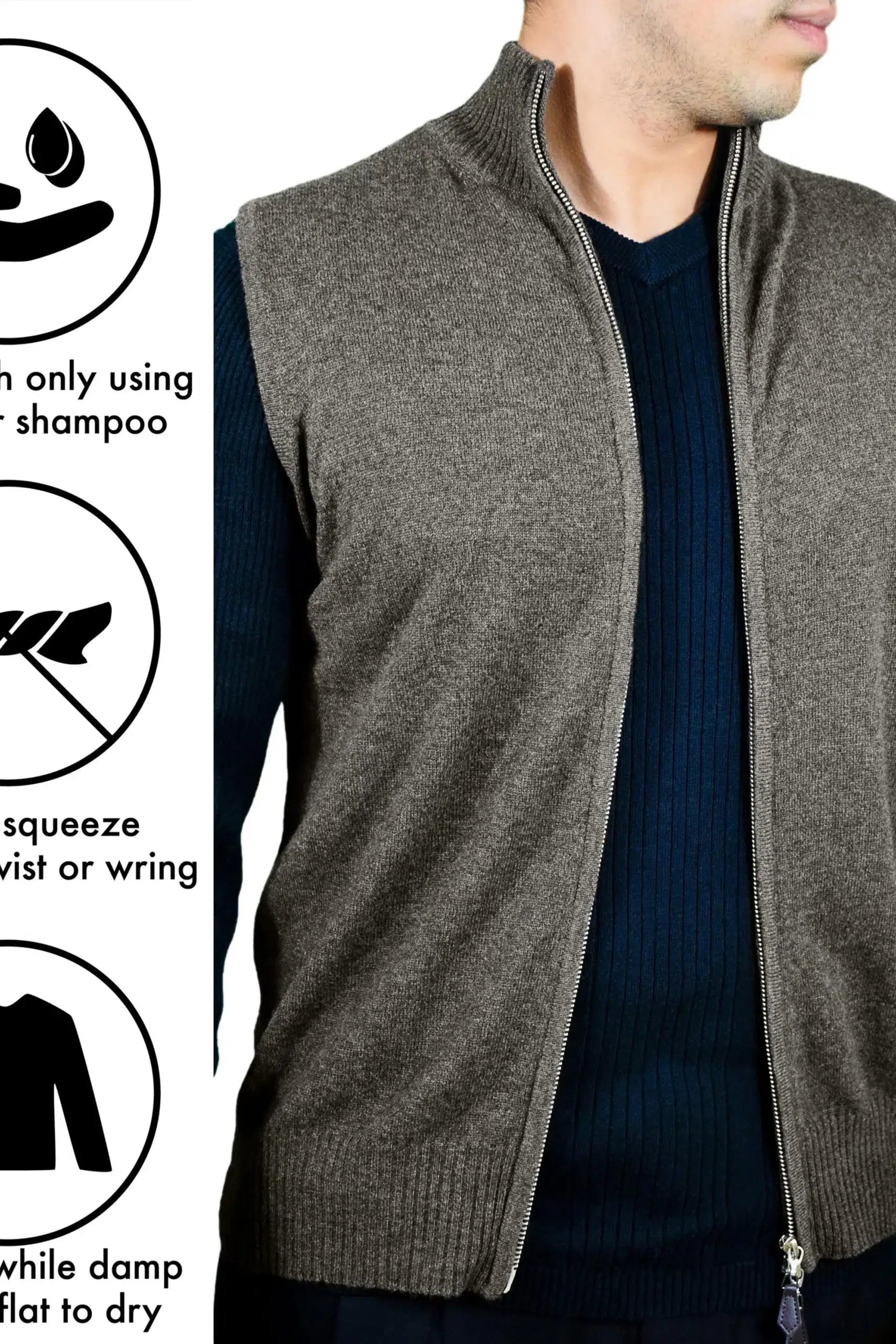 Men's Zip Vest in Pure Cashmere - Infographic 1 (1LPK1o_Lzi7OySmBZaIhn2-O4vn2KR8Gx)