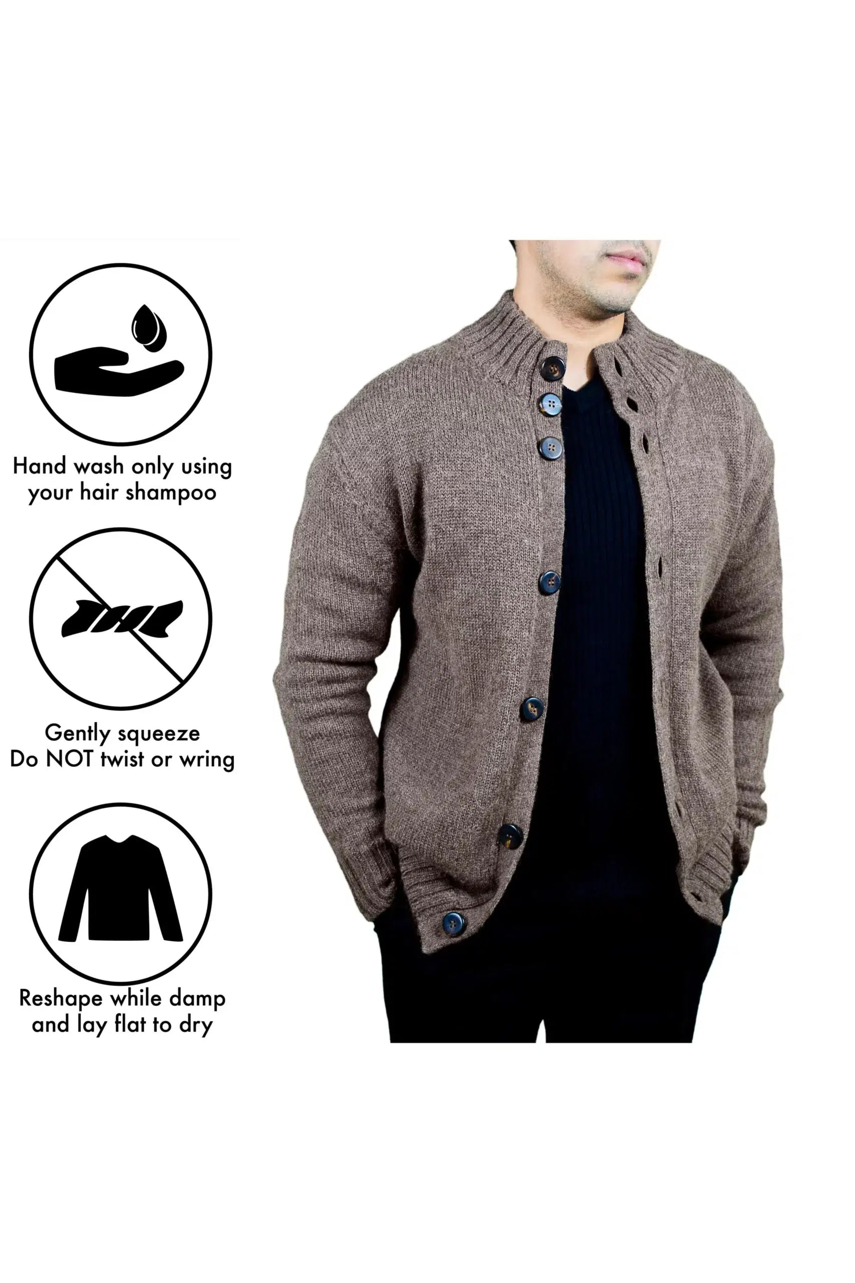 Men's Buttoned Cardigan Jacket in Pure Baby Alpaca - Infographic 2 (1ti5e6BYcvsoeoF6WRMsijkOgJG7dpZbA)