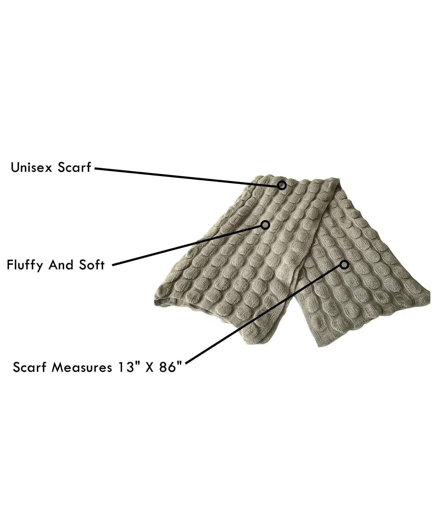 Unisex Pure Cashmere Cable Scarf - Infographic 1 (1YdFJRkWC-xZ0QJIE-RPCNTXYzLCy08zX)
